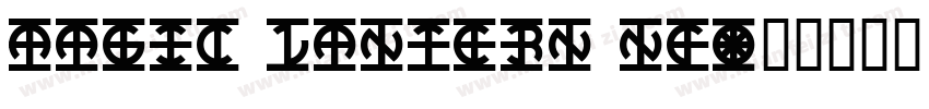 Magic Lantern NF字体转换